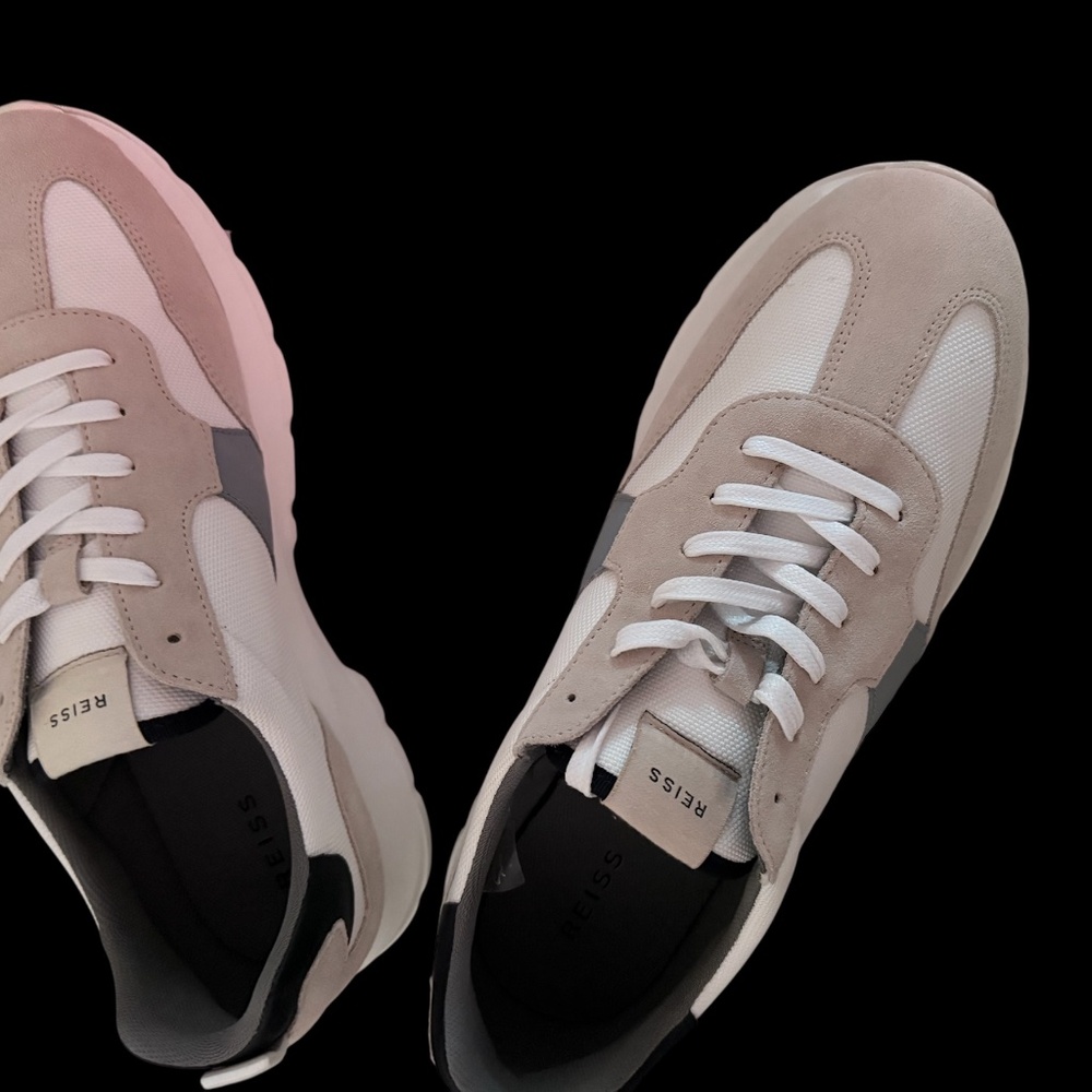 REISS Men's EVO Lite Running Sneakers SZ 12 New w box - Picture 5 of 6